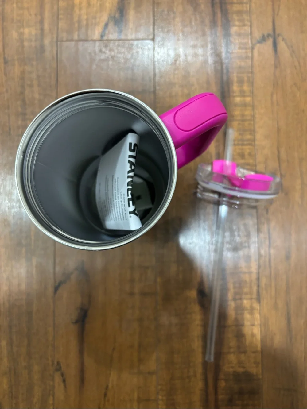 Stanley Quencher H2.0 Tumbler 40 oz in Pink Punch Shimmer Hydration Teacher Gift - Picture 12 of 12